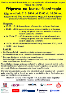 Seminář – Příprava na burzu filantropie @ Krajský úřad Pardubického kraje | Pardubice | Pardubický kraj | Česká republika