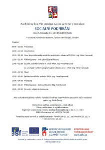 Sociální podnikání (Chrudim) @ Obchodní akademie | Chrudim | Pardubický kraj | Česká republika